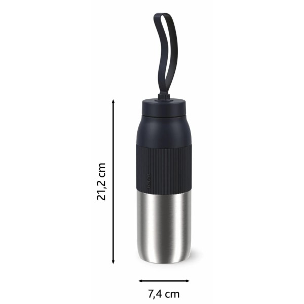 Фото - Термобутылка Tefal N2193710 BeYou Twist Screw Lid 0,5 л чёрная