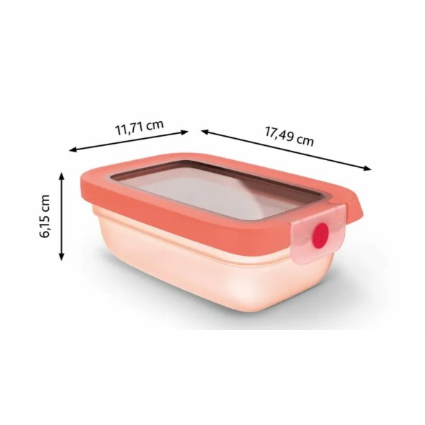 Фото - Емкость для хранения Tefal N1210210 ONECLICK 0,5 л оранжевый