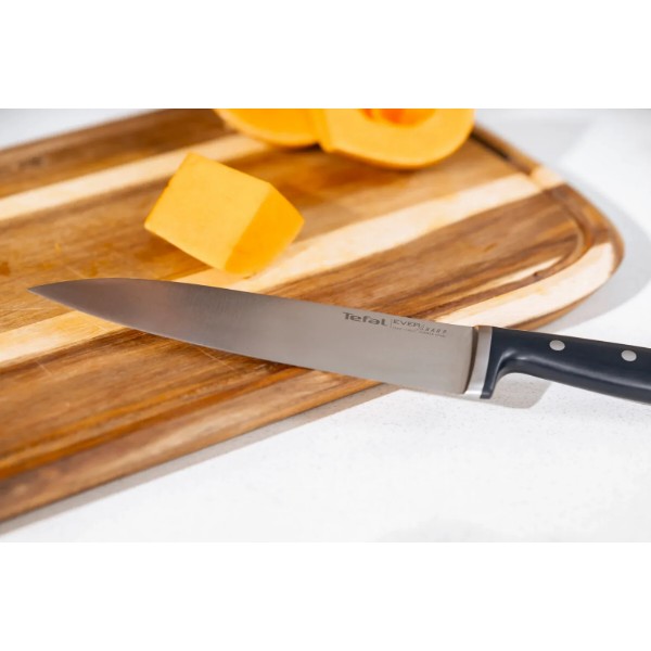 Фото - Нож повара Tefal K297S244 EverSharp 16,5 см + блок-точилка