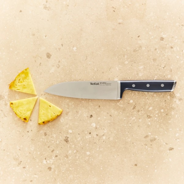 Фото - Нож повара Tefal K297S244 EverSharp 16,5 см + блок-точилка