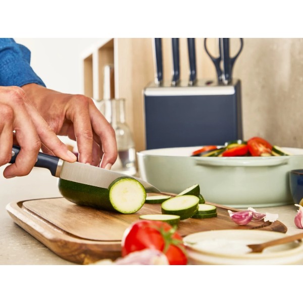 Фото - Набір ножів Tefal K297S744 EverSharp Pro 6 предметів + блок-точилка