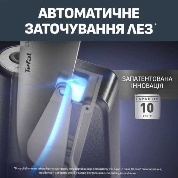 Фото - Набір ножів Tefal K297S744 EverSharp Pro 6 предметів + блок-точилка