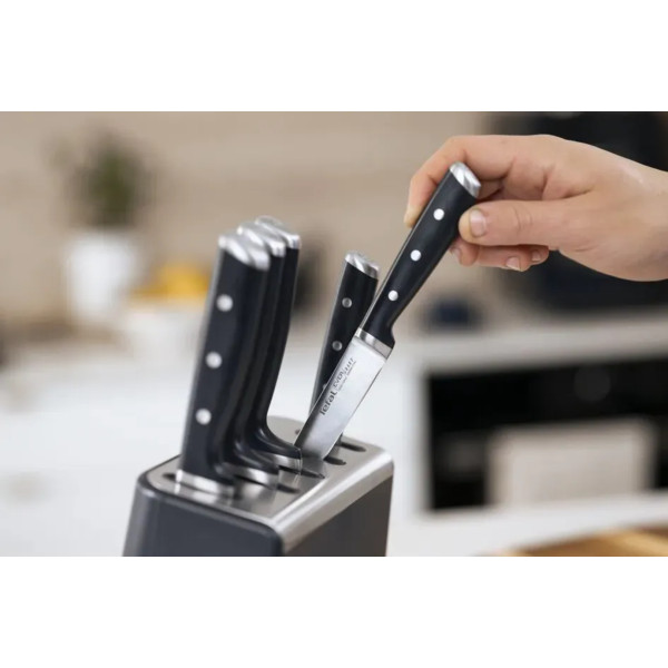 Фото - Набор ножей Tefal K297S644 EverSharp Pro 5 предметов + блок-точилка