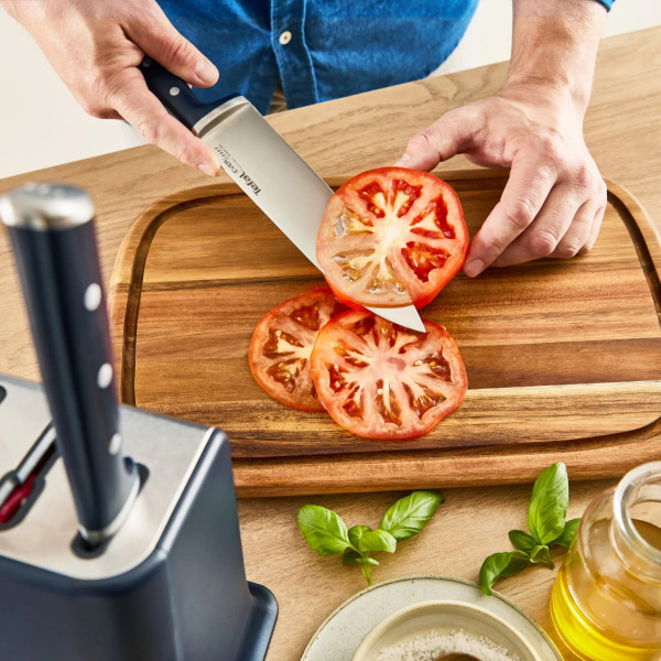 Фото - Набор ножей Tefal K297S644 EverSharp Pro 5 предметов + блок-точилка