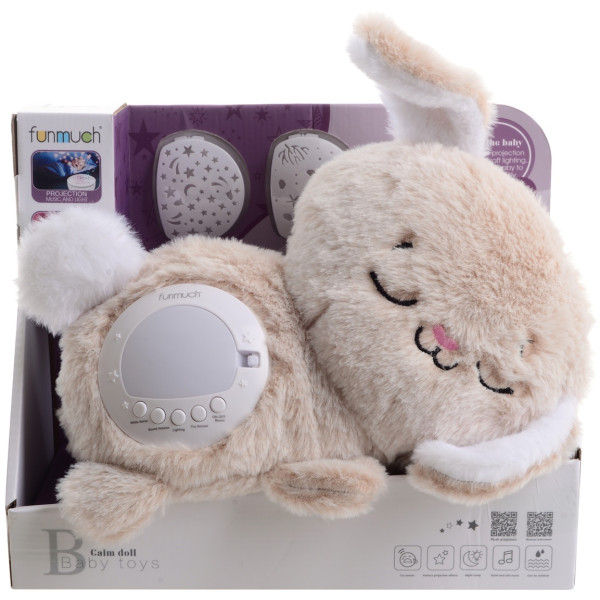 Фото - Нічник-іграшка Funmuch Кролик з датчиком плачу AI та проектором (FM666-65)