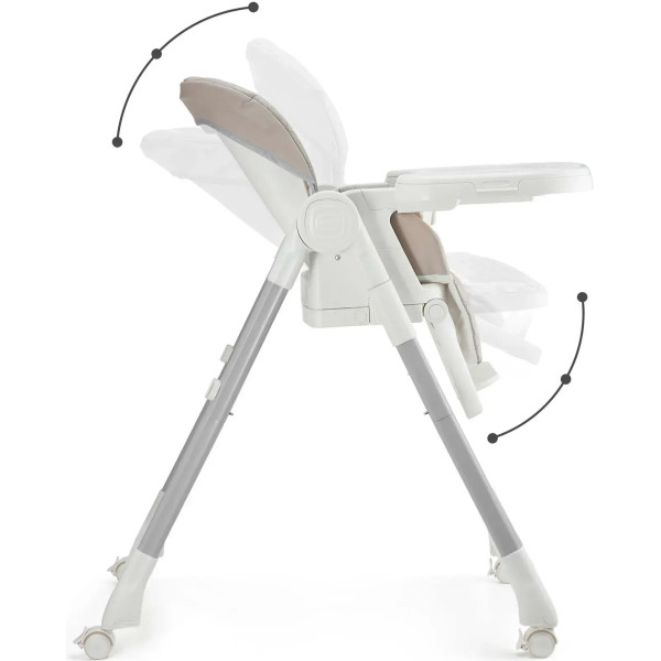 Фото - Стільчик для годування класичний Kinderkraft Tulo Beige (KHTULO00BEG0000)