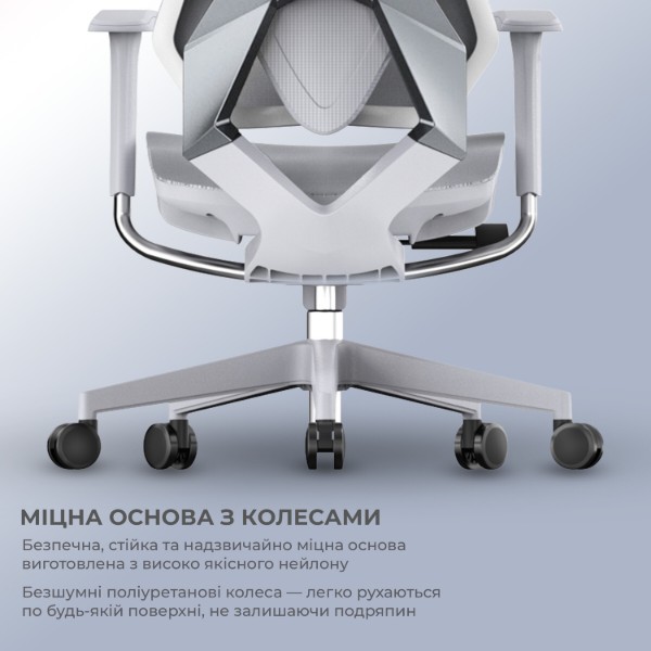 Фото - Крісло для геймерів Sihoo Xallking X5C Mesh Grey (X5FC-N101)
