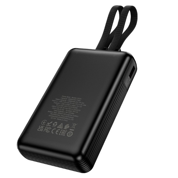 Фото - Батарея мобильная HOCO J162A Full power 22.5W+PD20W 20000mAh Black (6942007663083)