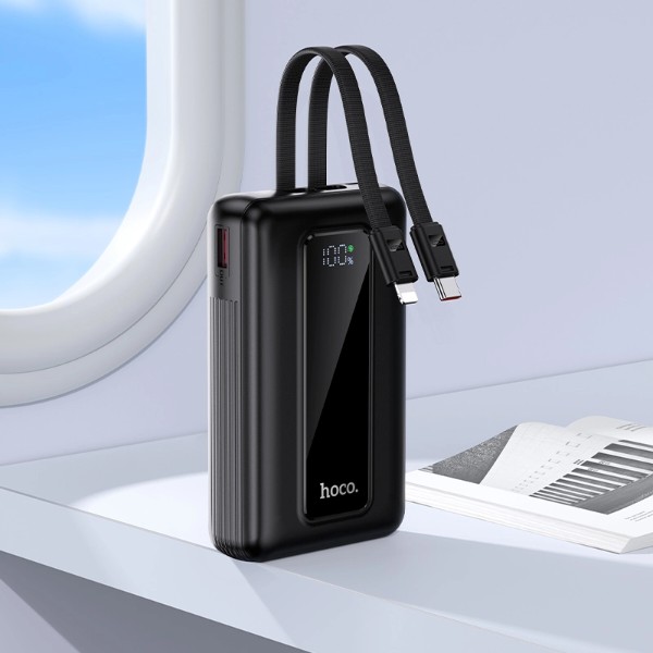 Фото - Батарея мобильная HOCO J162A Full power 22.5W+PD20W 20000mAh Black (6942007663083)