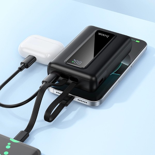 Фото - Батарея мобильная HOCO J162A Full power 22.5W+PD20W 20000mAh Black (6942007663083)