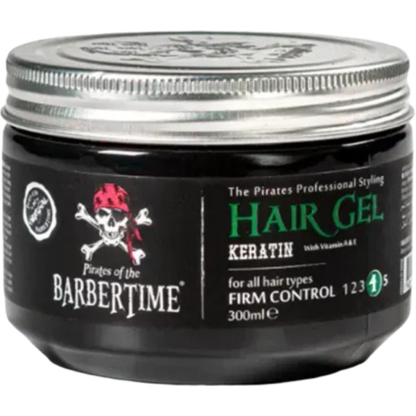 Фото - Гель і віск для укладки волосся Barbertime Hair Gel Keratin 300 мл (8682815651183)
