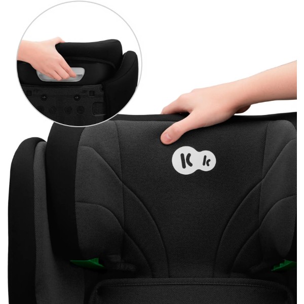 Фото - Автокрісло Kinderkraft Junior Fix 2 i-Size Graphite Black (KCJUFI20BLK0000)