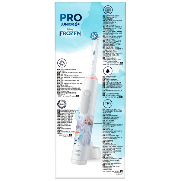 Фото - Зубная щетка электрическая Oral-B Braun Pro Junior  D505.513.Z3K Frozen  «Холодное сердце»