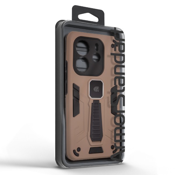 Фото - Чехол для смартфона Armorstandart Proover for Xiaomi Redmi Note 14 4G Brown (ARM85783)