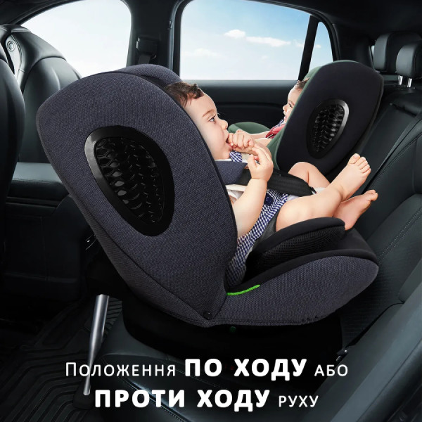 Фото - Автокрісло Bugs Aera 360 - Shadow Grey (567)