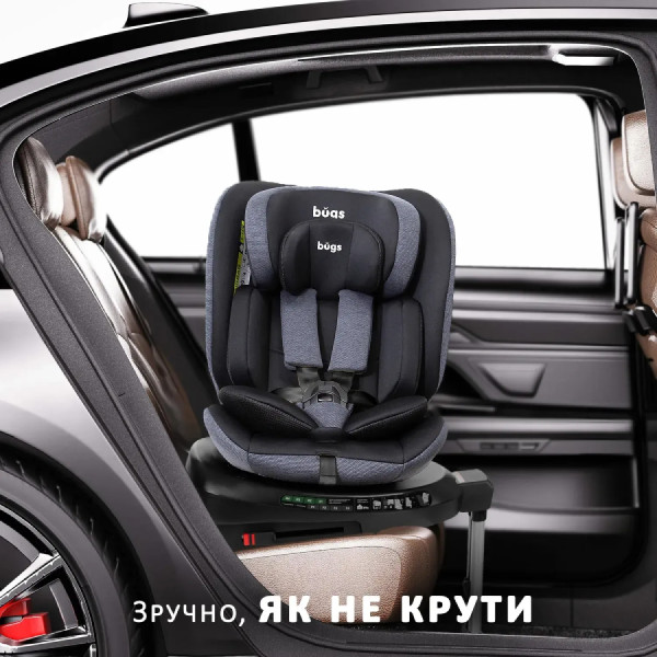 Фото - Автокрісло Bugs Aera 360 - Shadow Grey (567)