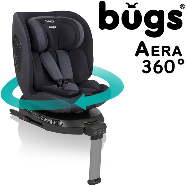 Фото - Автокрісло Bugs Aera 360 - Shadow Grey (567)