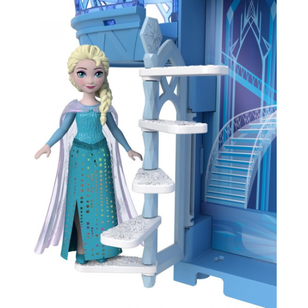Фото - Кукольный набор Disney Frozen Замок принцессы Эльзы Ледяное сердце (JDP63)