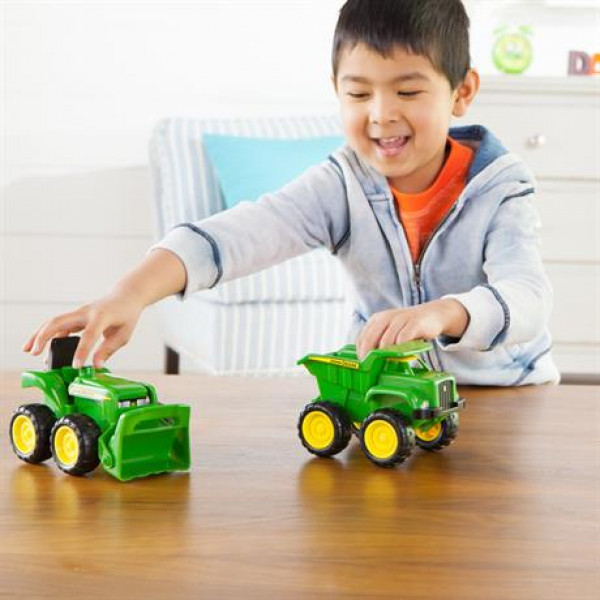Фото - Набір для гри в пісочниці John Deere Kids Трактор і самоскид (35874)