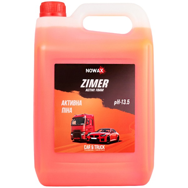 Фото - Пена для мойки авто NOWAX суперконцентрат для бесконтактной мойки IMER ACTIVE FOAM 5 л 1:20; 1:30 (NX05135)