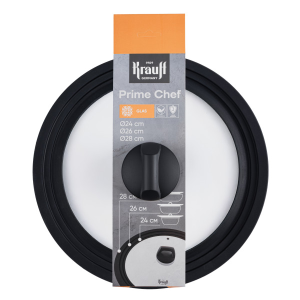 Фото - Крышка для посуды Krauff Prime Chef 24-28 см (29-305-217)