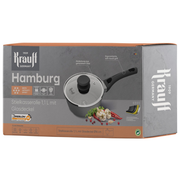 Фото - Ковш Krauff 1.1 л Hamburg (25-45-252)
