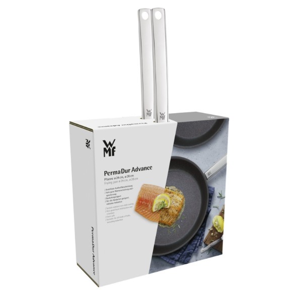 Фото - Набір сковорідок WMF 775024021 PermaDur Advance 24 см та 28 cм