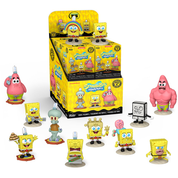 Фото - Ігрова фігурка-сюрприз FUNKO MYSTERY MINIS – ГУБКА БІБ (в асорт., в диспл.) (76102)