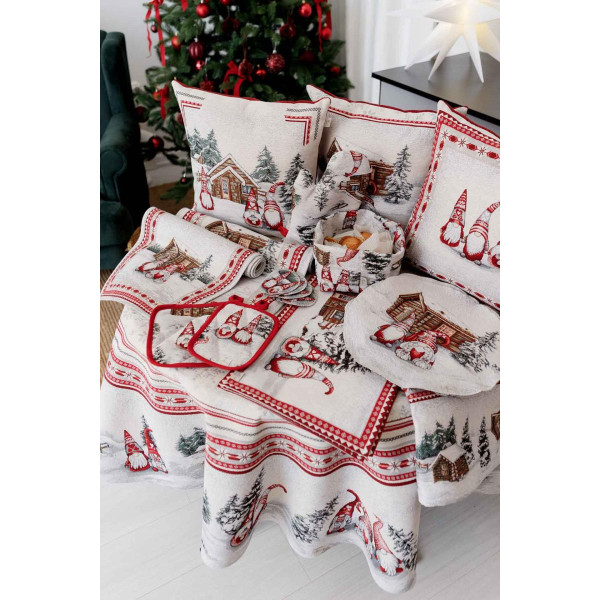 Фото - Подушка декоративна Прованс Snowfall Будиночок 45х45 см (023405)