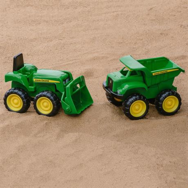 Фото - Набір для гри в пісочниці John Deere Kids Трактор і самоскид (35874)