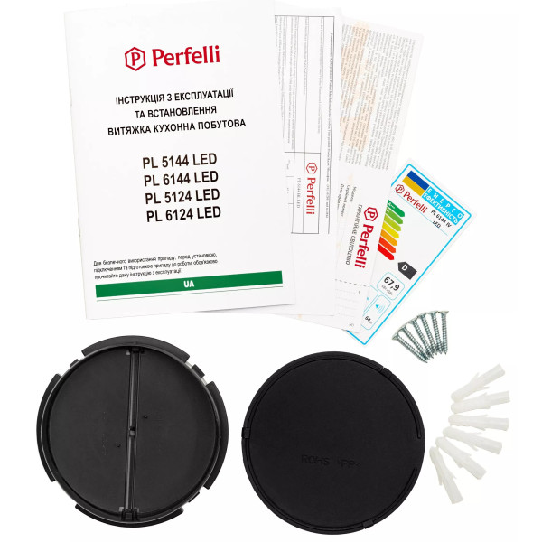 Фото - Витяжка традиційна Perfelli PL 6144 BG LED