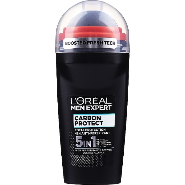 Фото - Дезодорант кульковий L'Oreal Paris Men Expert Карбоновий захист 50 мл (3600523594061)