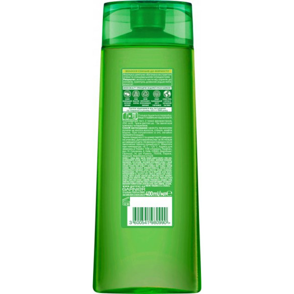 Фото - Шампунь жіночий Garnier FRUCTIS Заряд свіжості 400 мл
