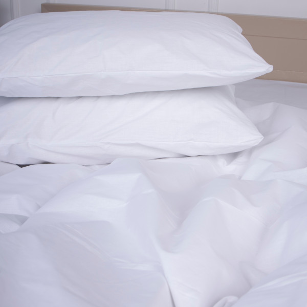 Фото - Комплект постільної білизни MirSon Ranforce Elite 11-2107 White 143х210 (2200004667775)