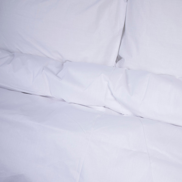 Фото - Комплект постільної білизни MirSon Ranforce Elite 11-2107 White 143х210 (2200004667775)