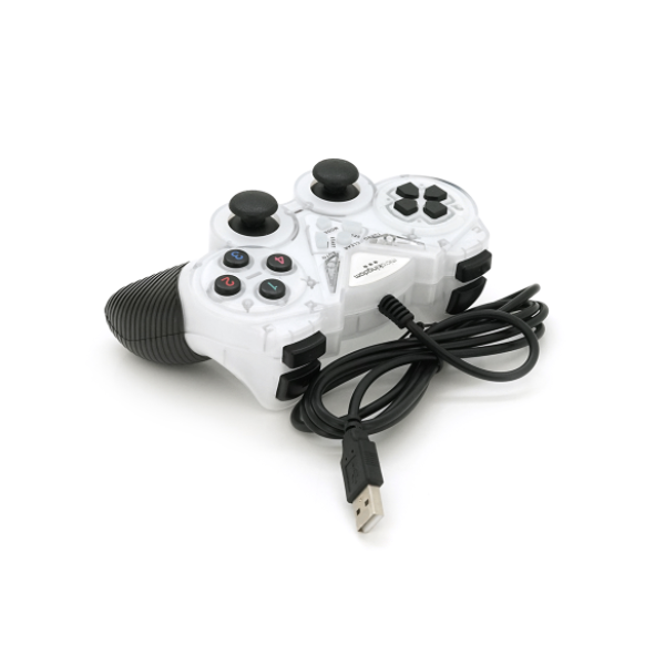 Фото - Геймпад Brazzers BR-8600 USB 2.0, Double Shock, White