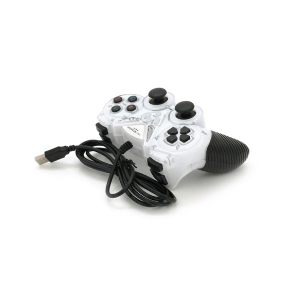 Фото - Геймпад Brazzers BR-8600 USB 2.0, Double Shock, White