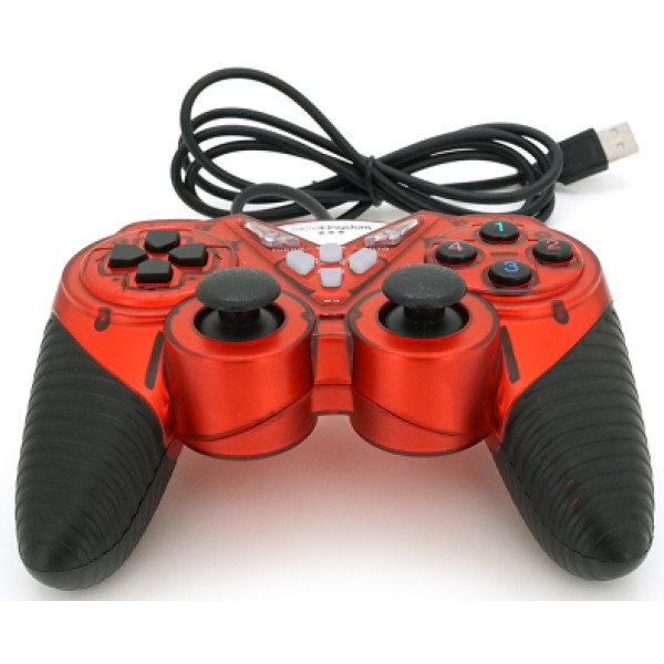 Фото - Геймпад Brazzers BR-8600 USB 2.0, Double Shock, Red Фото - Геймпад Brazzers BR-8600 USB 2.0, Double Shock, Red