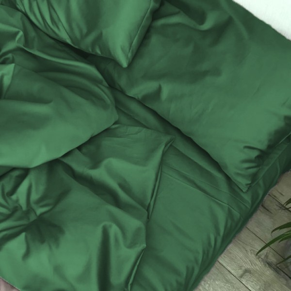 Фото - Комплект постельного белья MirSon Satin Stripe 30-0017 Green 160х220 см (2200005254073)