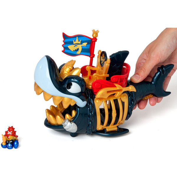 Фото - Набір ігрових фігурок Piratix S - КОРОЛІВСЬКА ЧОРНА АКУЛА (PPXSP112IN11)