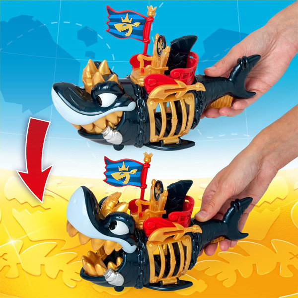 Фото - Набір ігрових фігурок Piratix S - КОРОЛІВСЬКА ЧОРНА АКУЛА (PPXSP112IN11)