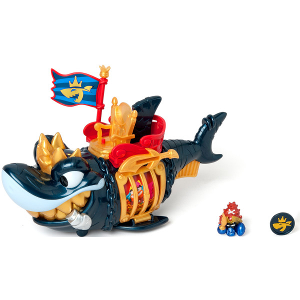 Фото - Набір ігрових фігурок Piratix S - КОРОЛІВСЬКА ЧОРНА АКУЛА (PPXSP112IN11)