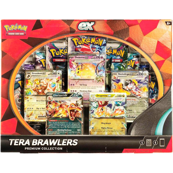 Фото - Настільна гра (5-7 років) Pokemon Tera Brawlers - Premium Collection (820650412097)