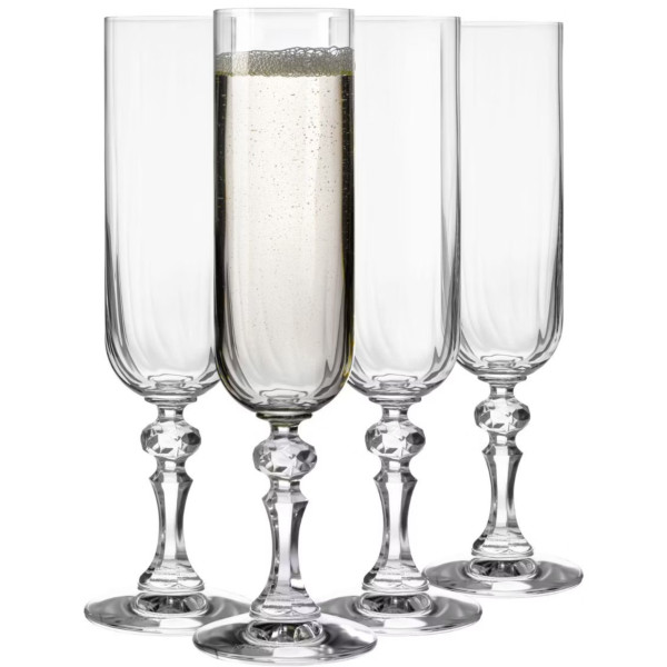 Фото - Набір келихів Krosno PARIS 220 мл 4 шт. (931623)