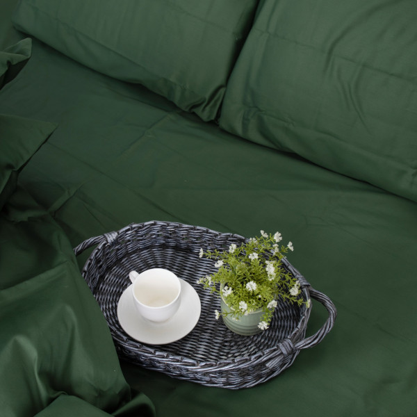 Фото - Комплект постільної білизни MirSon Сатин 0844 Green Olive (2200002025034)