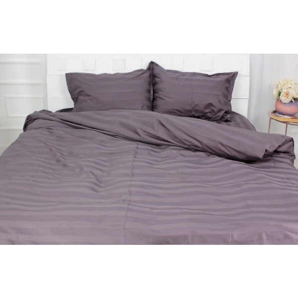 Фото - Комплект постільної білизни MirSon Сатин Жаккард Graphite 200х220 см (2200001434905) Фото - Комплект постільної білизни MirSon Сатин Жаккард Graphite 200х220 см (2200001434905)