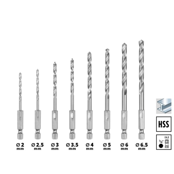 Фото - Набор сверл Einhell 39 шт. M-Case (108773)