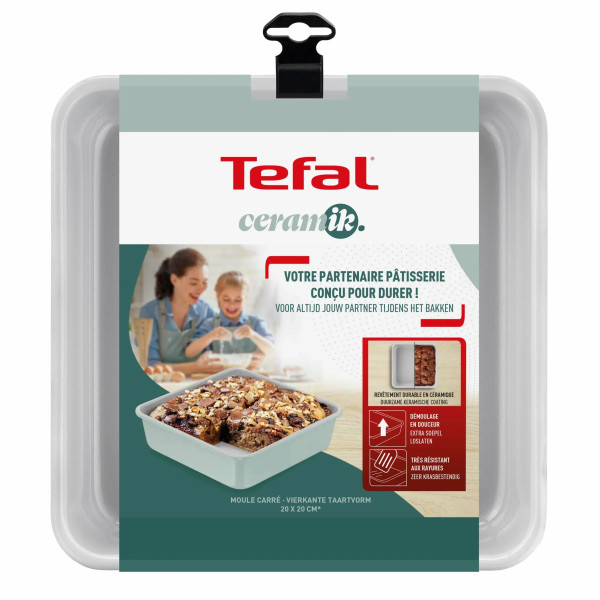 Фото - Форма для приготування Tefal J1755204 CERAMIK 20х20 см