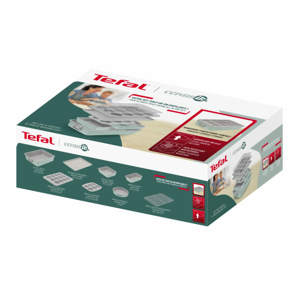 Фото - Набор форм для приготовления Tefal J175S804 CERAMIK 8 пр.