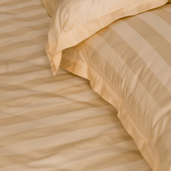 Фото - Комплект постільної білизни MirSon Сатин-страйп Carmela 143х210 см (2200000007261)